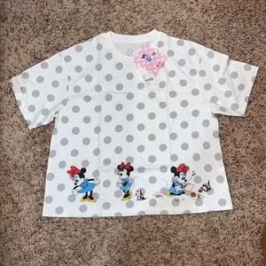 Polka Dot Minnie Mouse Flare Tee